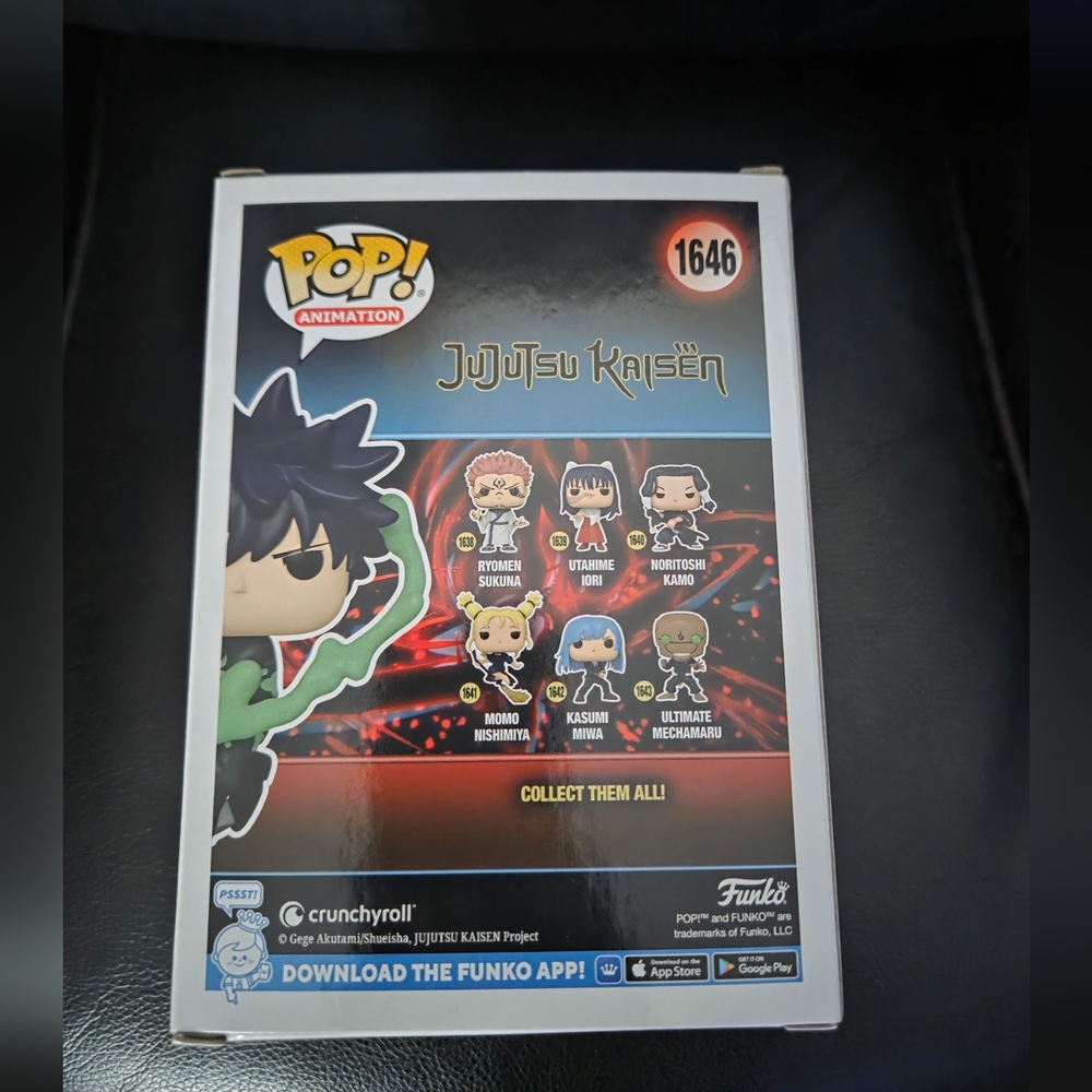 Funko Pop Anime Jujutsu Kaisen Megumi Fushiguro Chase Paint Glow Edition - Picture 5 of 8